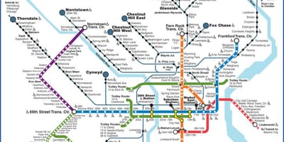 Septa نقشه فیلادلفیا