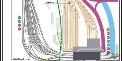 فیلادلفیا 30th, خیابان ایستگاه نقشه