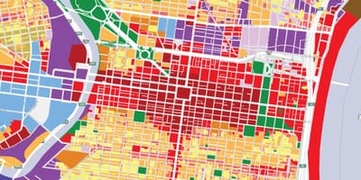 Phila منطقه بندی نقشه